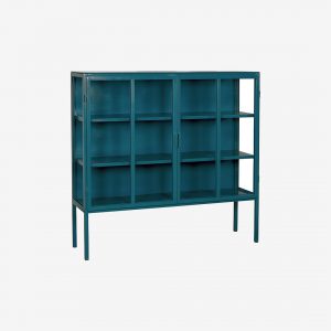 418.G250BL Vitrinekast Kentucky Diep Blauw
