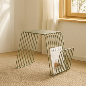 Magazine rack Hamilton Olijfgroen