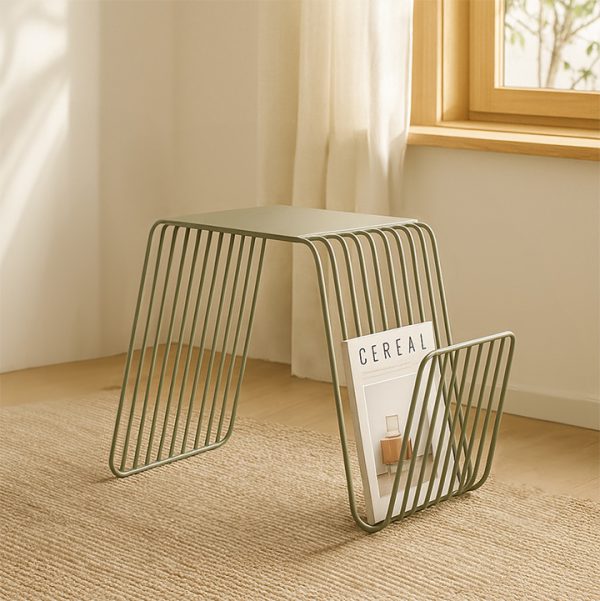 Magazine rack Hamilton Olijfgroen