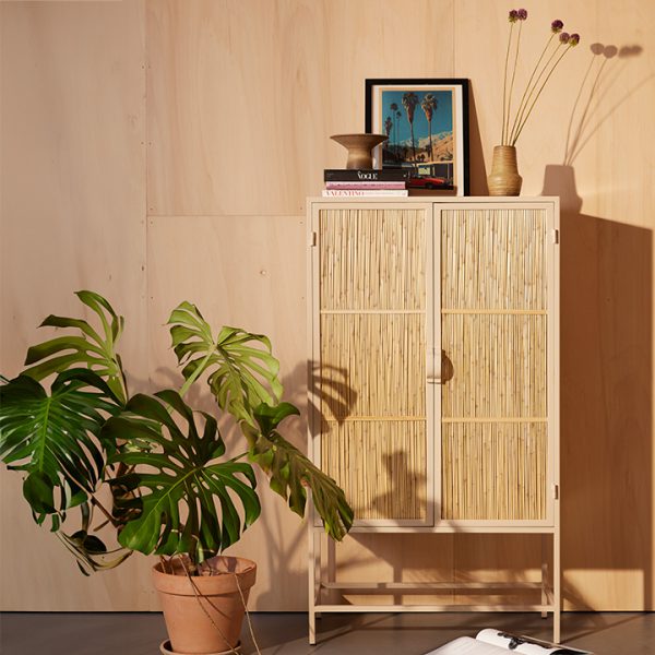 Wandkast Tuscon - Zand Bamboe